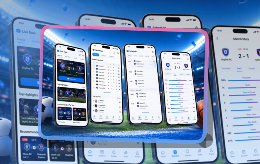 友博体育 App核心亮点，赛程比分更好找 页面展示
